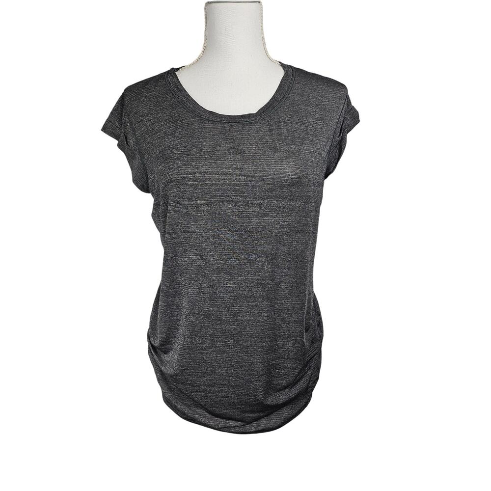 LULULEMON WOMEN’S PEDAL TO THE METAL SHIRT – GRAY – SIZE MEDIUM – LIGHTWEIGHT